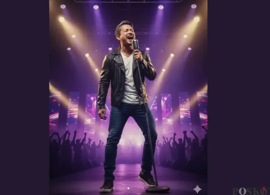 Edit Foto Jadi Penyanyi Superstar Pakai Gemini, Gini Caranya (Sumber: TikTok/hansarif99)