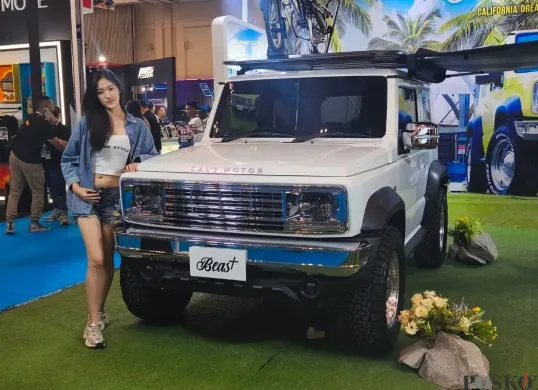 Kramat Motor Group meluncurkan brand Alpine Style di IMX 2025, ICE BSD, Pagedangan, Kabupaten Tangerang. (Sumber: Poskota/Erwan Hartawan)