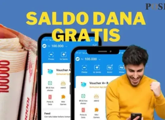 Nomor HP Anda berkesempatan untuk menerima saldo DANA gratis sebesar Rp215.000 yang bisa langsung cair ke dompet elektronik hari ini. (Sumber: Poskota/Mutia Dheza Cantika)
