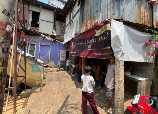 Situasi kawasan Kebon Pala Tanah Rendah, Kampung Melayu, Jakarta Timur, Jumat, 10 Oktober 2025. (Sumber: Poskota/M. Tegar Jihad)
