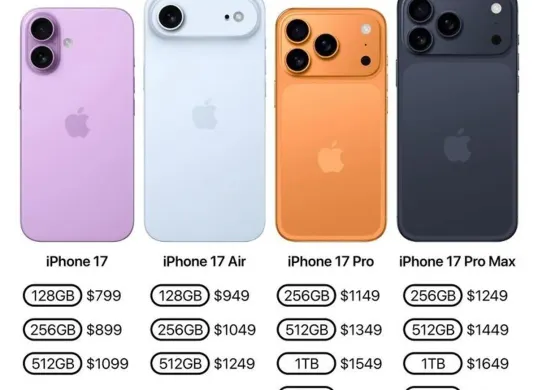Deretan iPhone 17 Series hadir resmi di Indonesia melalui Digimap, dengan bonus eksklusif hasil kolaborasi dengan desainer Didiet Maulana. (Sumber: Pinterest)