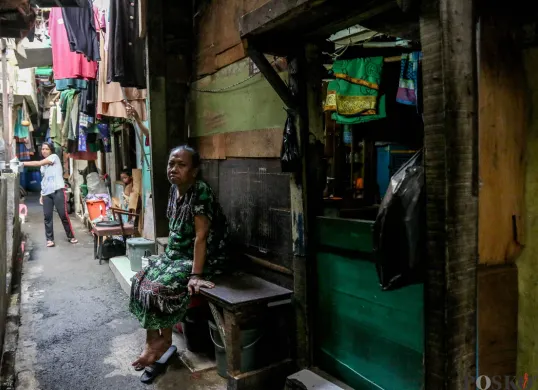 Potret permukiman padat penduduk di Tanah Tinggi, Jakarta Pusat, Minggu, 12 Oktober 2025. (Sumber: POSKOTA | Foto: Bilal Nugraha Ginanjar)