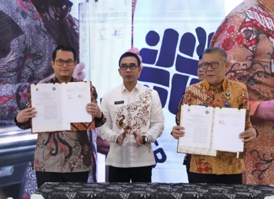 Kerja sama BNN dan Kemenaker di Aula Balai Besar Perluasan Kesempatan Kerja, Bandung Barat, Jawa Barat, Sabtu, 11 Oktober 2025. (Sumber: Dok. Istimewa)