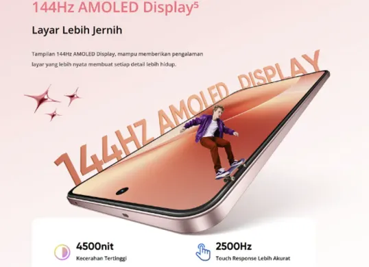 Handphone Realme 15 5G (Sumber: realme.com)