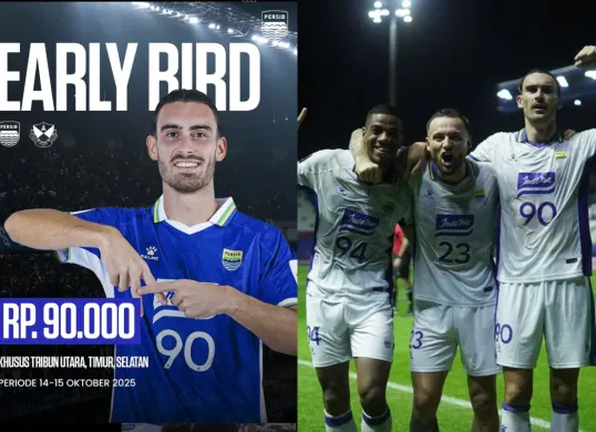 Ilustrasi harga tiket Persib vs Selangor FC. (Sumber: Instagram/Persib)