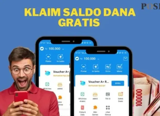 Klaim link saldo DANA gratis senilai Rp245.000 yang tersedia hari ini dan siap dicairkan langsung ke akun dompet elektronik Anda. (Sumber: Poskota/Mutia Dheza Cantika)