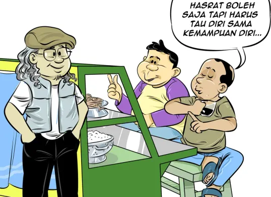 Obrolan Warteg menyoroti sikap Gubernur DKI Jakarta Pramono Anung yang memilih hanya satu periode menjabat. Sikap ini dinilai patut diapresiasi di tengah ambisi kekuasaan para elite politik. (Sumber: Poskota/Arif Setiadi)