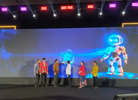 Pembukaan Pameran Keterbukaan Informasi Publik 2025 di Birawa Assembly Hall, Hotel Bidakara, Jakarta, Selasa, 14 Oktober 2025. (Sumber: POSKOTA | Foto: Ali Mansur)