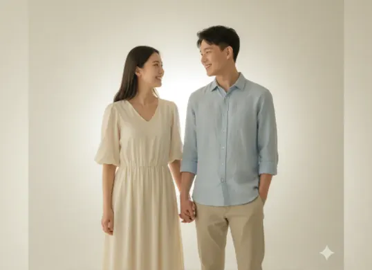 Gemini AI bisa bikin foto couple natural dan estetik dengan cepat. Simak daftar 5 prompt AI beserta tutorial lengkapnya di sini. (Sumber: Gemini AI)