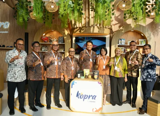 Bank Mandiri berkomitmen dalam mendorong akselerasi ekspor nasional melalui digitalisasi dan penguatan kapasitas pelaku UMKM. (Sumber: Istimewa)