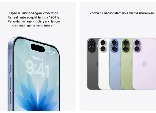 Promo cicilan 0 persen iPhone 17 di iBox Indonesia. (Sumber: ibox)