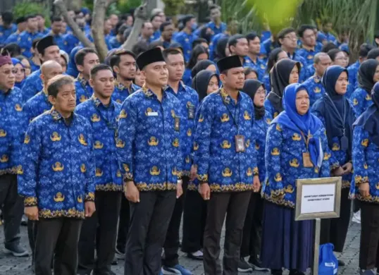 Pembayaran gaji pensiunan PNS oleh PT Taspen berdasarkan PP Nomor 8 Tahun 2024 yang mengatur 17 golongan besaran pensiun. (Sumber: KEMENPAR)