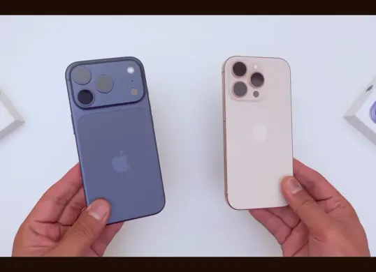 Perbandingan antara iPhone 17 Pro vs iPhone 16 Pro. (Sumber: YouTube/ Ichsan Zulfikar)