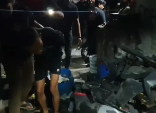 Polda Metro Jaya menangkap salah satu pelaku penyerangan disertai penembakan dan pencurian di warung kopi Jalan Jati Baru, Kampung Bali, Tanah Abang, Jakarta Pusat. (Sumber: Polda Metro Jaya)