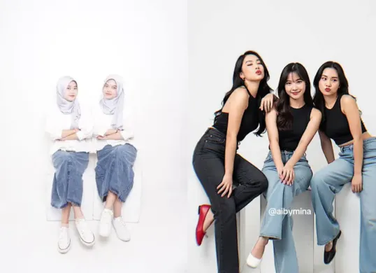 Cara edit foto AI bareng teman di Gemini. (Sumber: TikTok)