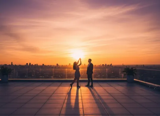 Prompt Gemini AI foto estetik di rooftop dan parkir bawah tanah (Sumber: Gemini AI)