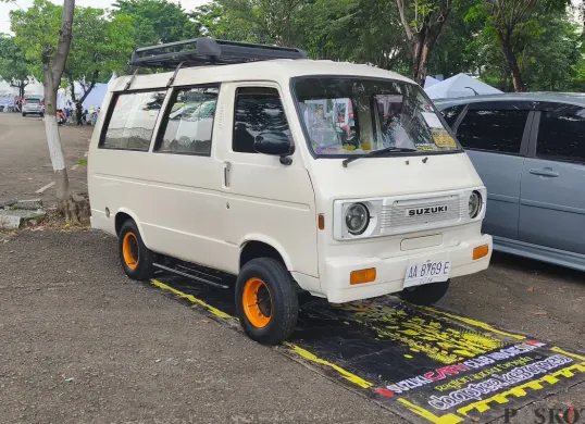 Mobil Suzuki Truntung turut meramaikan Jambore Suzuki Club 2025. (Sumber: Poskota/Erwan Hartawan)