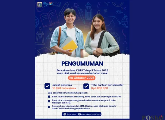 Dana Bantuan KJMU Tahap 2 Tahun 2025 Cair Rp9 Juta per Semester, Cek di Sini (Sumber: Instagram/upt.p4op)