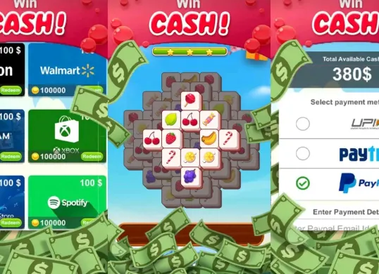 Game penghasil uang Tile Win Cash. (Sumber: Kolase/Play Store)