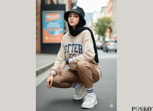 Cara Edit Foto OOTD Streetwear Modern di Gemini AI (Sumber: TikTok/@lls220)