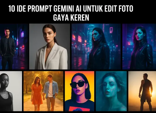 Ide prompt Gemini AI untuk hasil foto yang keren (Sumber: AI)