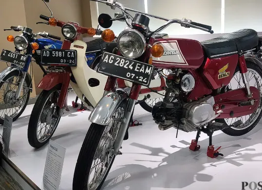Honda Benly S110 hadir pertama di Indonesia pada tahun 1973. (Sumber: POSKOTA | Foto: Erwan Hartawan)