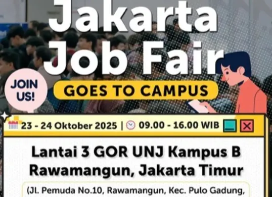 Jakarta Job Fair Goes to Campus Akan Berlangsung pada 23-24 Oktober 2025
