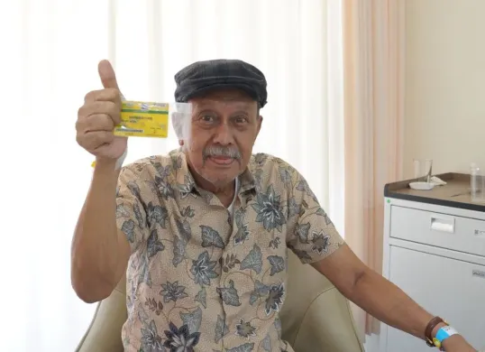 Victor Hutapea, 75 tahun, penerima manfaat program JKN. (Sumber: Dok. BPJS)