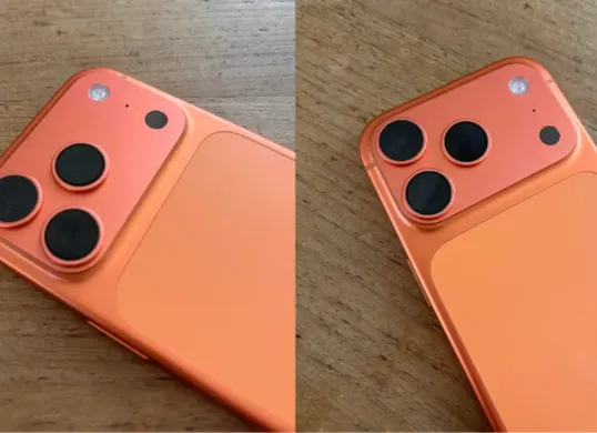 Kasus viral ungkap kelemahan aluminium anodized pada iPhone 17 Pro. Pelajari penyebab casing Orange berubah jadi Pink (Sumber: X/@iHateApplee)