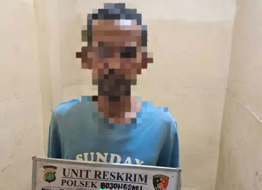 Pelaku pencuri rumah kosong berhasil di bekuk anggota Tim Opsnal Polsek Bojongsari Kota Depok. (Sumber: Polsek Bojongsari)