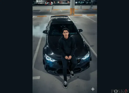 Edit Foto dengan Mobil Sport Ultra HD Pakai Gemini AI (Sumber: TikTok/gx_boys)