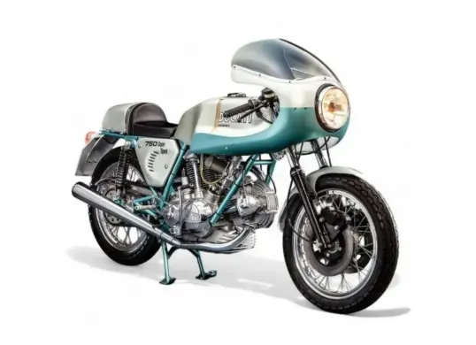 Motor legendaris Ducati 750 SS 1974 terjual seharga Rp2,29 miliar dalam ajang The Classic Motorcycle Mechanics Show, Inggris. (Sumber: Dok. Run Moto Run)