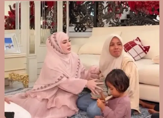 Melda dapat rejeki nomplok dari sultan Aceh (Sumber: TikTok/rama_dhanisa)