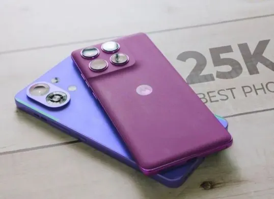 Motorola Edge 60 Pro hadir dengan desain futuristik, layar 144Hz super halus, dan kamera 200 MP yang siap bersaing di kelas flagship 2025. (Sumber: Pinterest)