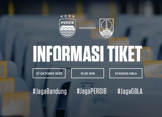 Ilustrasi informasi penukaran tiket Persib Bandung vs Persis Solo mulai dari jadwal, lokasi hingga tata caranya. (Sumber: Instagram/@persib)