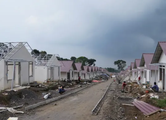 Ilustrasi hunian tetap. (Sumber: Dok. BNPB)