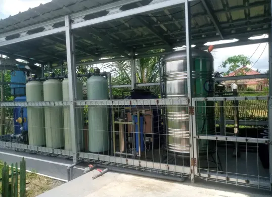 Alat Waterplant program Dinkes Pandeglang di Puskesmas Patia belum berfungsi maksimal. (Sumber: Istimewa)