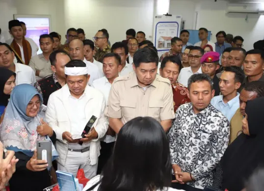 Suasana kegiatan Sosialisasi Kredit Program Perumahan di Aula Husni Hamid, Komplek Pemkab Karawang, yang digelar bank bjb bersama Pemerintah Daerah Kabupaten Karawang untuk mendukung Program Pembangunan Tiga Juta Rumah. (Sumber: Istimewa)
