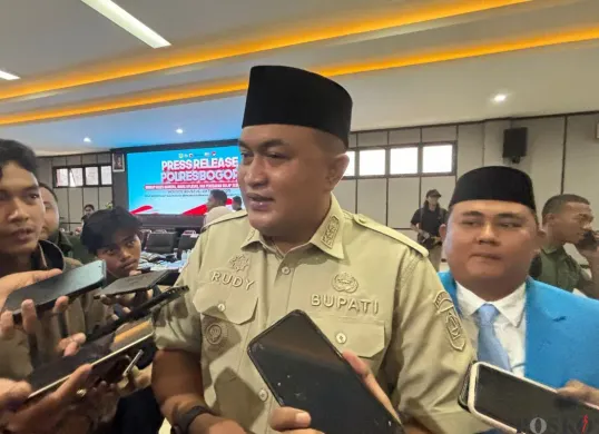 Bupati Bogor, Rudy Susmanto. (Sumber: Poskota/Giffar Rivana)