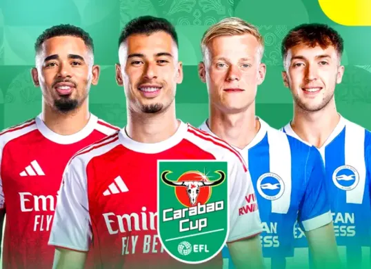 Ilustrasi link live streaming Arsenal vs Brighton di Carabao Cup. (Sumber: Vidio)