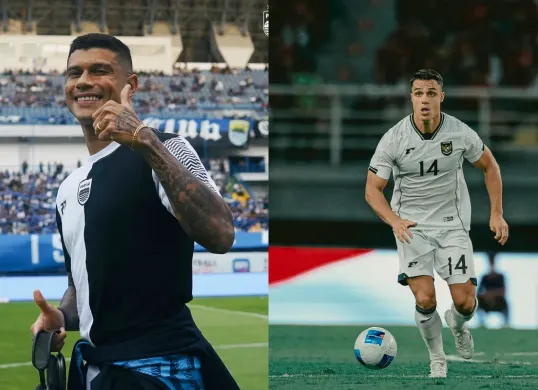 Potret Ciro Alves (kiri) dan Joey Pelupessy (kanan) yang dirumorkan bergabung dengan Persib Bandung di putaran kedua Super League 2025/2026. (Sumber: Instagram/Persib dan Joey Pelupessy)