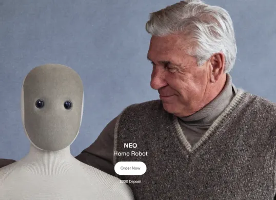 Neo, Robot AI Asisten Rumah Tangga dari 1X Technologies yang Siap Ubah Cara Hidup Manusia (Sumber: Dok/1x.tech)
