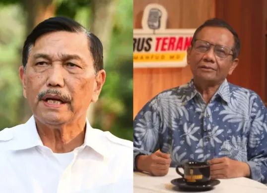 Mahfud MD ragu Luhut Binsar Pandjaitan terlibat dugaan korupsi proyek kereta cepat, ini alasannya. (Sumber: Istimewa)