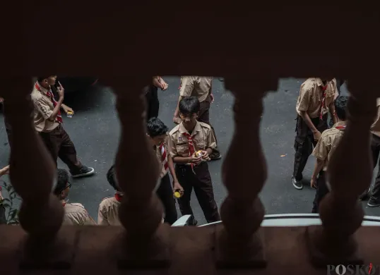 Ilustrasi pelajar Sekolah Rakyat. (Sumber: Poskota/Bilal Nugraha Ginanjar)