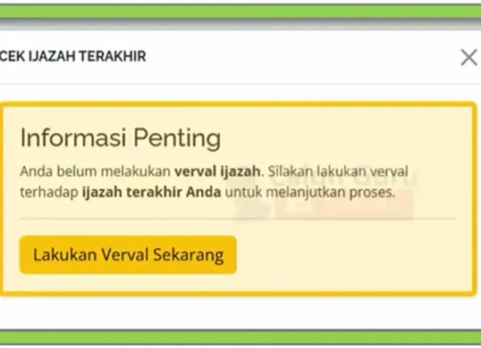 Akses login Ruang GTK di laptop untuk memastikan data Verval PTK tetap sinkron di tahun ajaran 2025. (Sumber: Youtube/@Calon Guru)