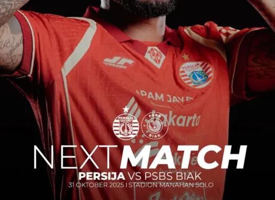 Ilustrasi link live streaming Persija Jakarta vs PSBS Biak. (Sumber: Instagram/Persija)
