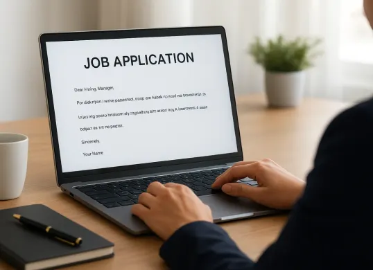 Contoh prompt untuk membuat surat lamaran kerja pakai Gemini AI (Sumber: AI)