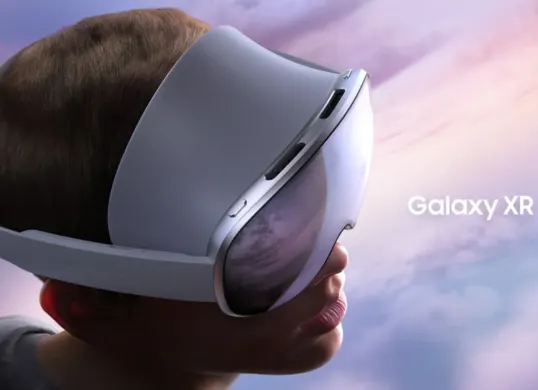 Ilustrasi Samsung Galaxy XR, kolaborasi Samsung dan Google. (Sumber: Samsung)