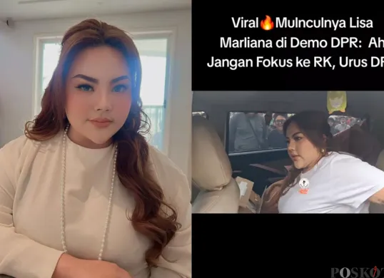 Aksi Lisa Mariana Ikut Demo dan Semangati Masyarakat: Fokus ke DPR, Jangan Mau Ditindas! (Sumber: Instagram/lisamarianaaa dan Instagram/mediasi_channel)
