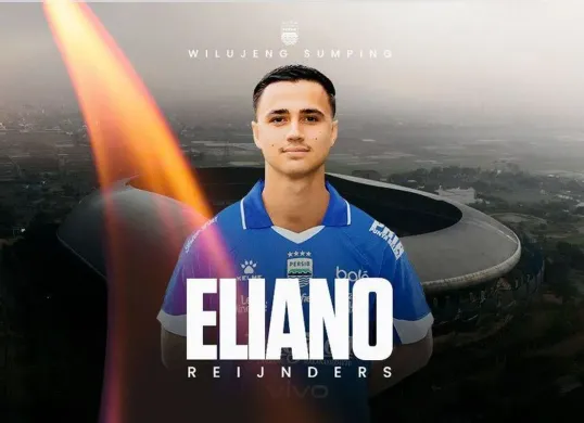 Eliano Reijnders resmi diperkenalkan sebagai pemain baru Persib Bandung untuk dua musim ke depan, siap memperkuat lini tengah Maung Bandung di BRI Super League 2025. (Sumber: Dok/Persib)